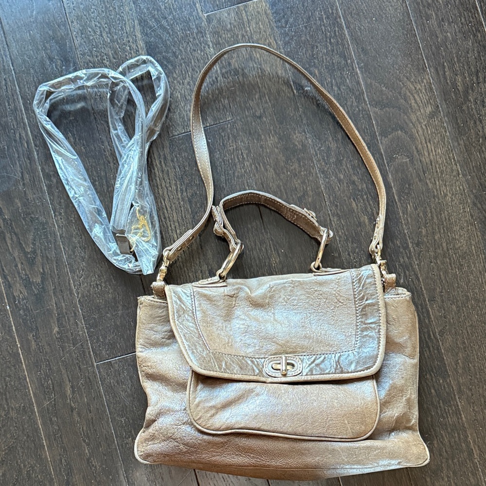 Rebecca Minkoff Elegant Grey Leather Handbag